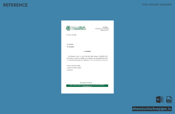 Dominicia National Bank of Dominica: Beispiel für eine Schließung